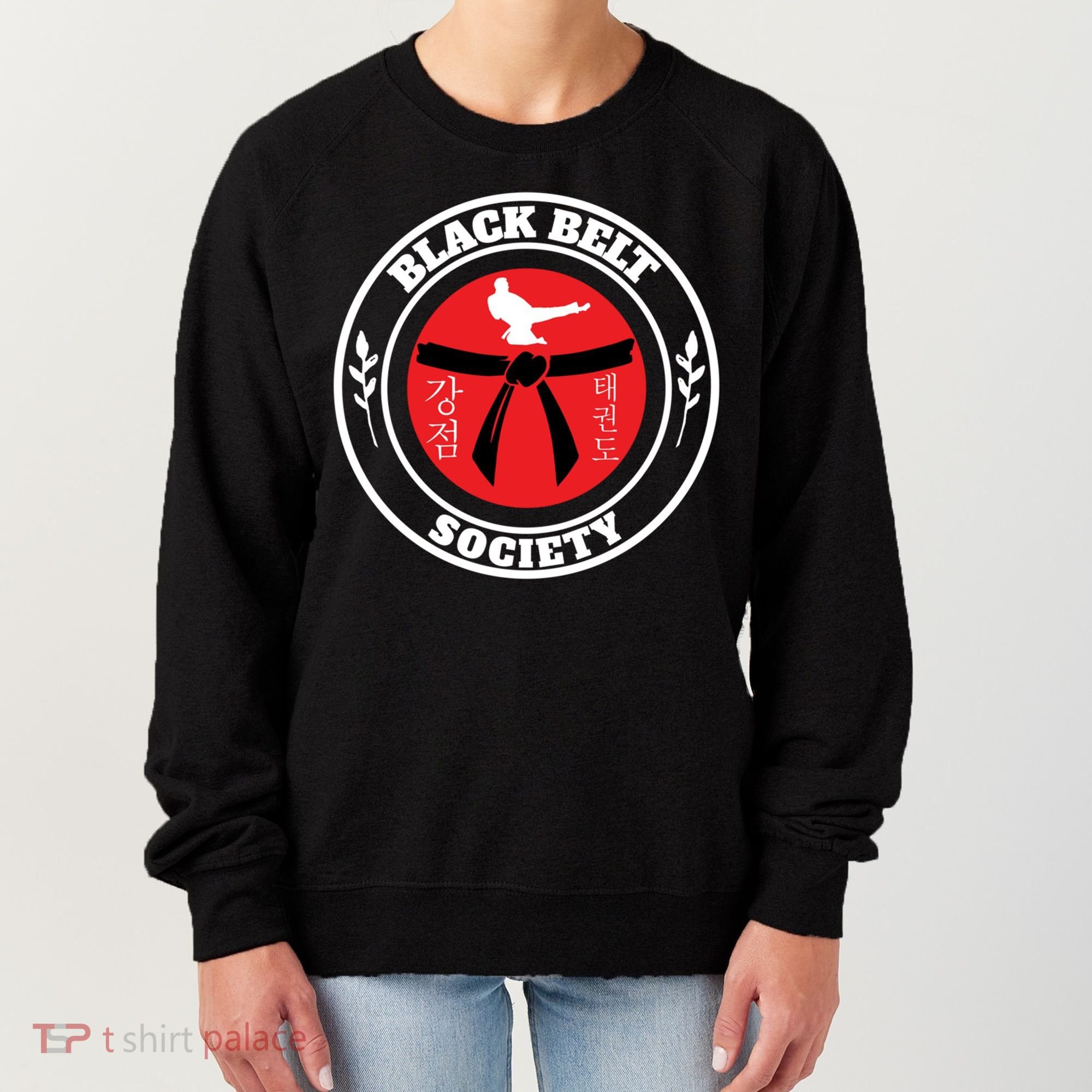 Tkd Korean Martial Arts Tae Kwon Do Fighter Black Belt Funny Gift Women's Sweatshirt