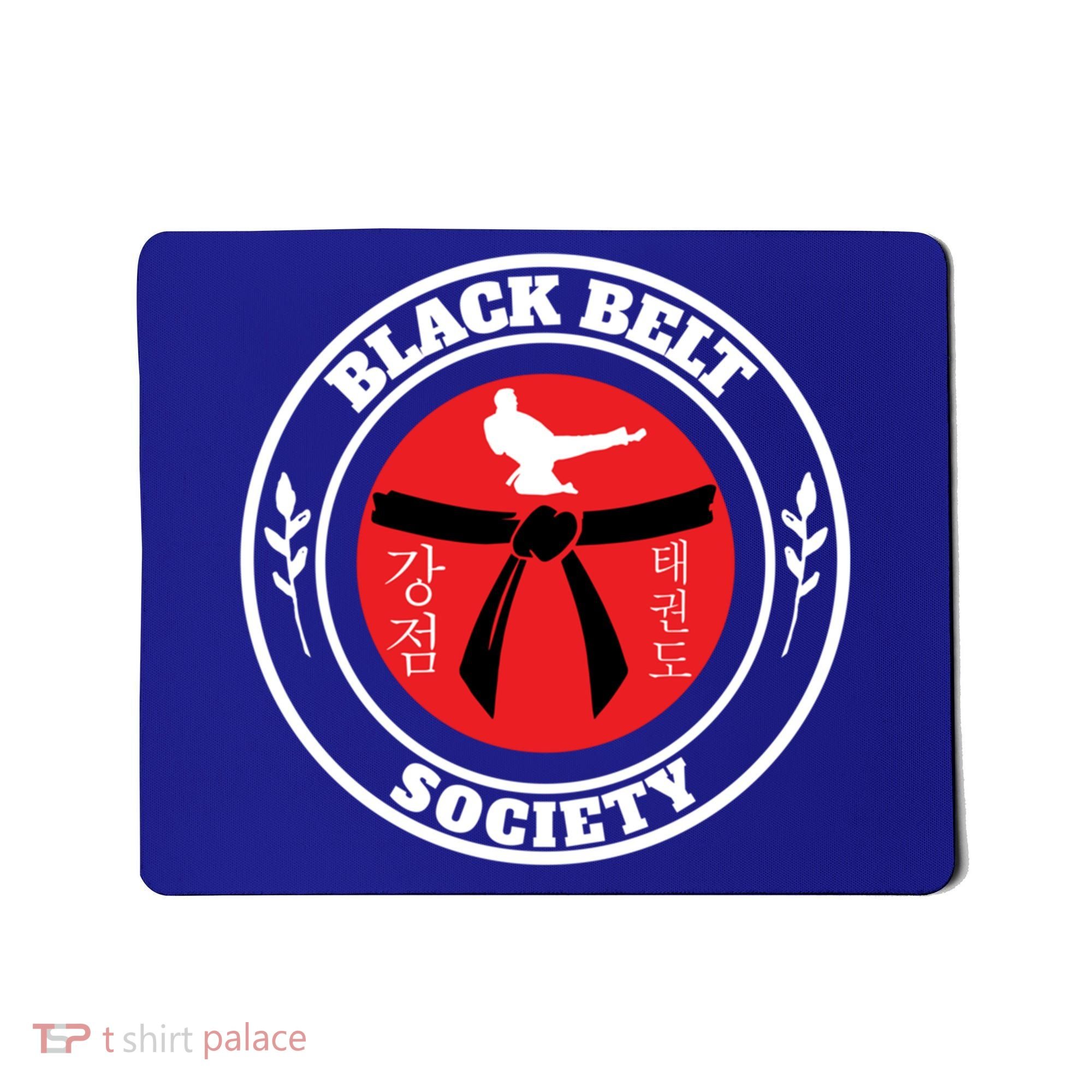 Tkd Korean Martial Arts Tae Kwon Do Fighter Black Belt Funny Gift Mousepad