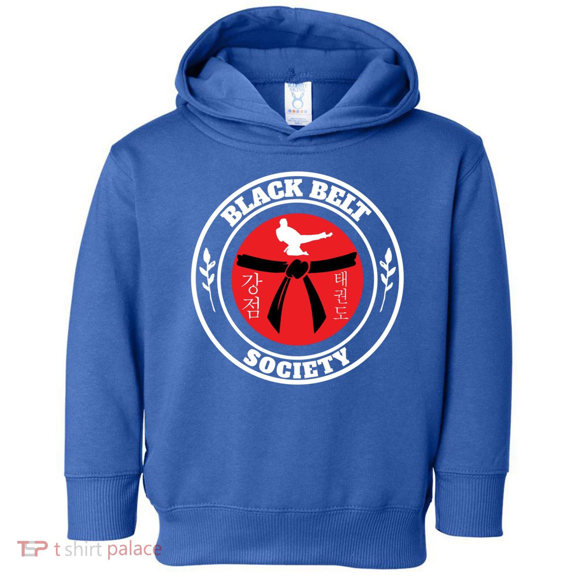 Tkd Korean Martial Arts Tae Kwon Do Fighter Black Belt Funny Gift Toddler Hoodie