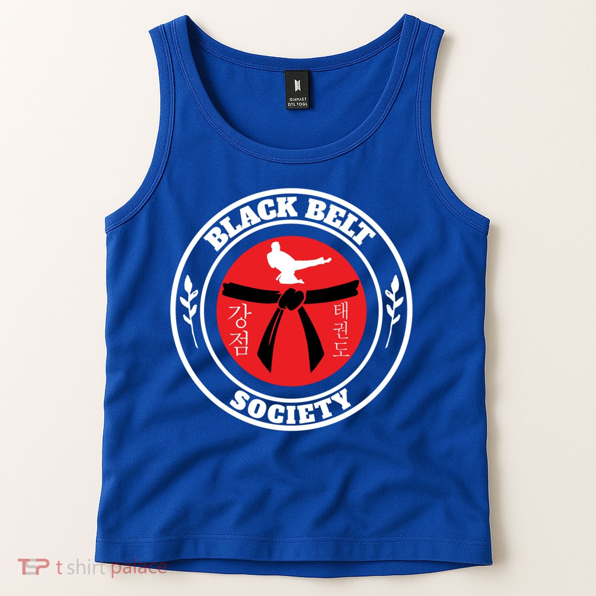 Tkd Korean Martial Arts Tae Kwon Do Fighter Black Belt Funny Gift Tank Top