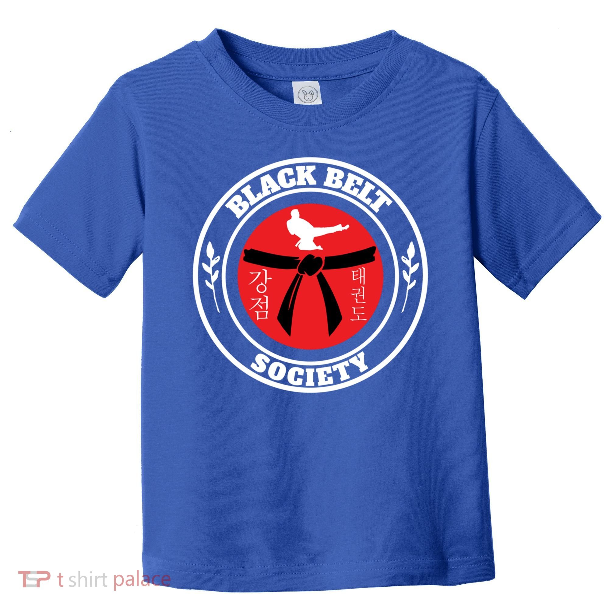 Tkd Korean Martial Arts Tae Kwon Do Fighter Black Belt Funny Gift Toddler T-Shirt