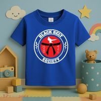 Tkd Korean Martial Arts Tae Kwon Do Fighter Black Belt Funny Gift Toddler T-Shirt thumb 3