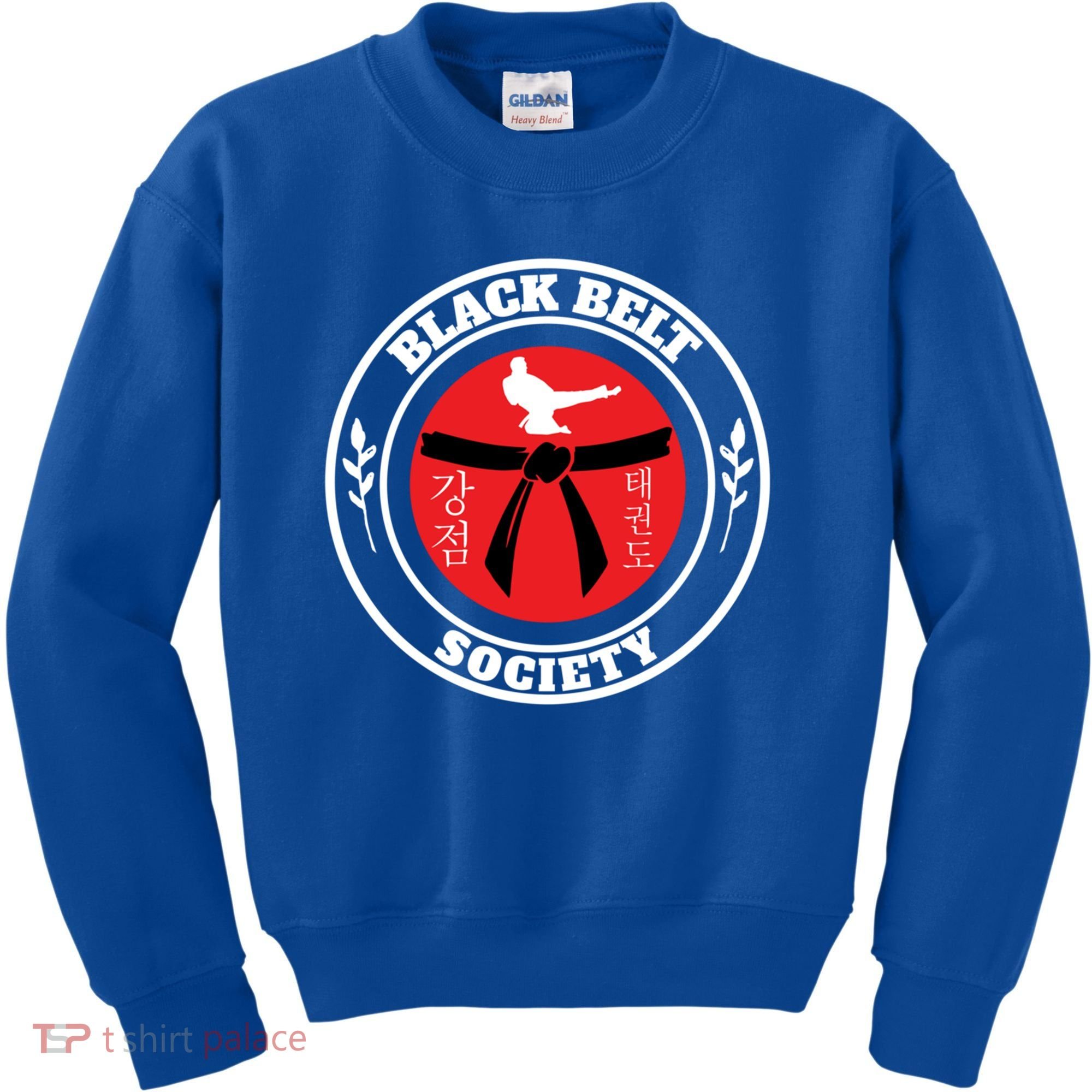 Tkd Korean Martial Arts Tae Kwon Do Fighter Black Belt Funny Gift Kids Sweatshirt