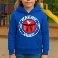 Tkd Korean Martial Arts Tae Kwon Do Fighter Black Belt Funny Gift Kids Hoodie thumb 3