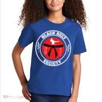 Tkd Korean Martial Arts Tae Kwon Do Fighter Black Belt Funny Gift Kids T-Shirt thumb 2