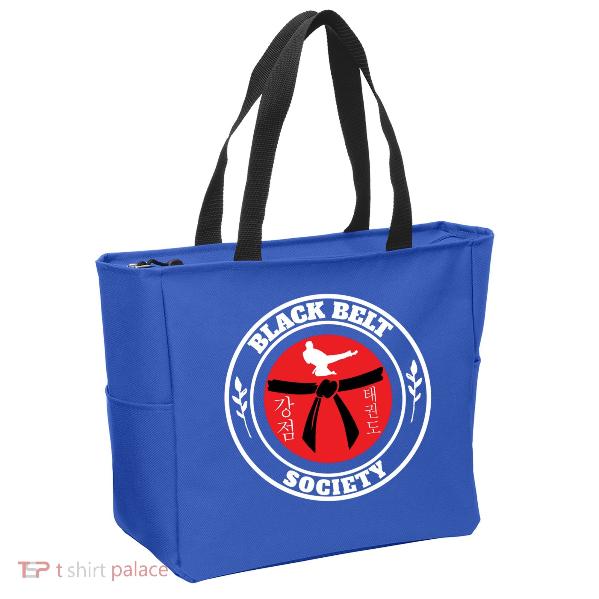 Tkd Korean Martial Arts Tae Kwon Do Fighter Black Belt Funny Gift Tote Bag