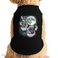 Three Koala Moon Cute Quirky Meme Howling Wildlife Koala Doggie Tank thumb 0