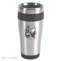 Three Koala Moon Cute Quirky Meme Howling Wildlife Koala 16oz Travel Tumbler thumb 0