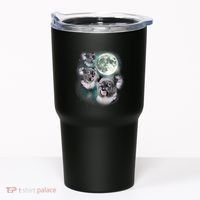 Three Koala Moon Cute Quirky Meme Howling Wildlife Koala Tumbler thumb 0