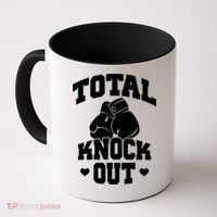 Total Knock Out Boxing Cute Gift Coffee Mug thumb 0