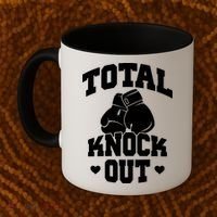 Total Knock Out Boxing Cute Gift Coffee Mug thumb 2