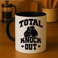 Total Knock Out Boxing Cute Gift Coffee Mug thumb 4