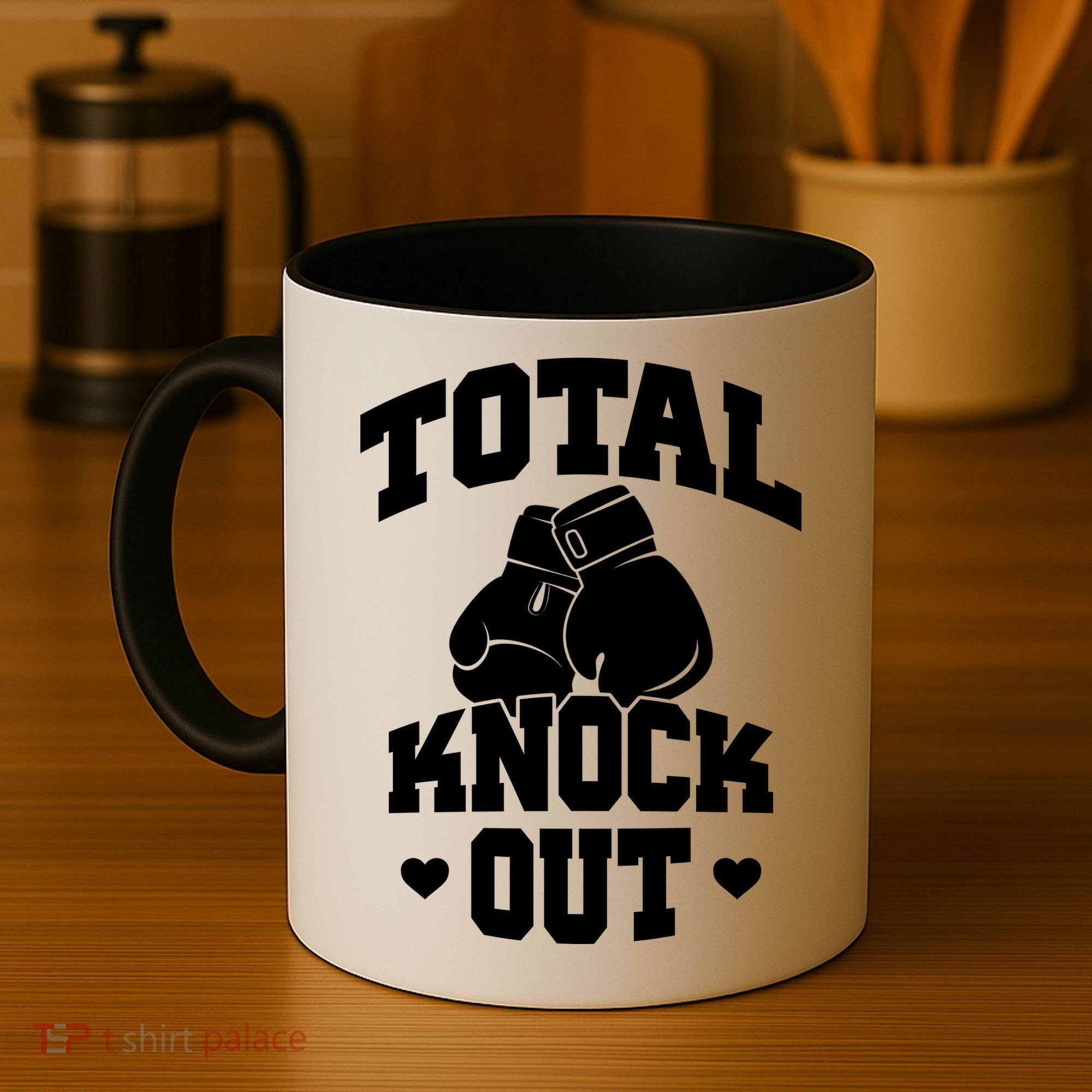 Total Knock Out Boxing Cute Gift Coffee Mug