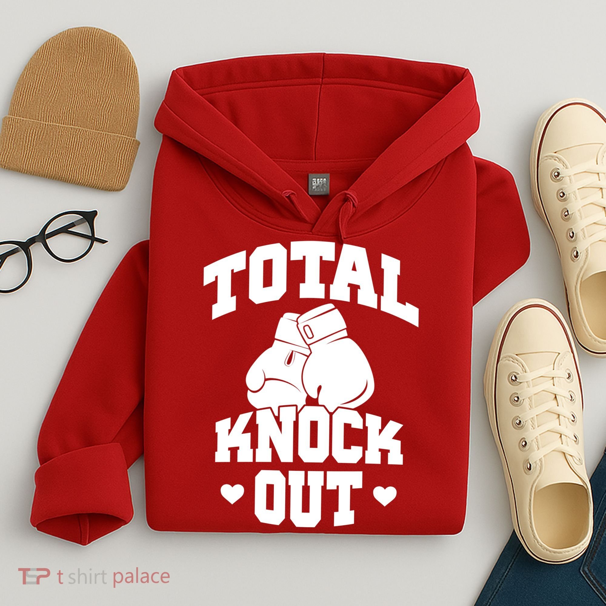 Total Knock Out Boxing Cute Gift Hoodie