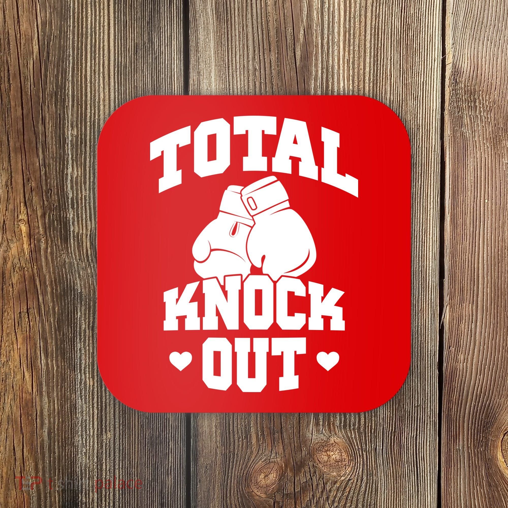 Total Knock Out Boxing Cute Gift Coaster