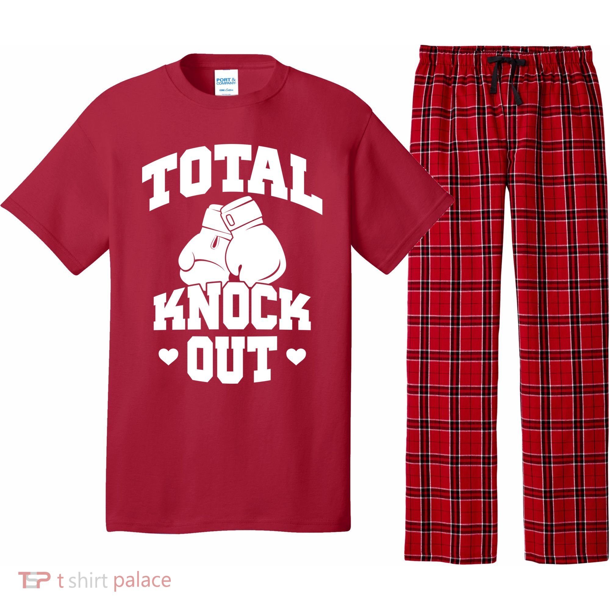 Total Knock Out Boxing Cute Gift Pajama Set