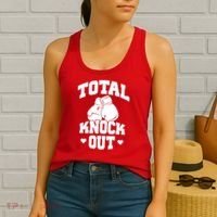 Total Knock Out Boxing Cute Gift Women's Tank Top thumb 2