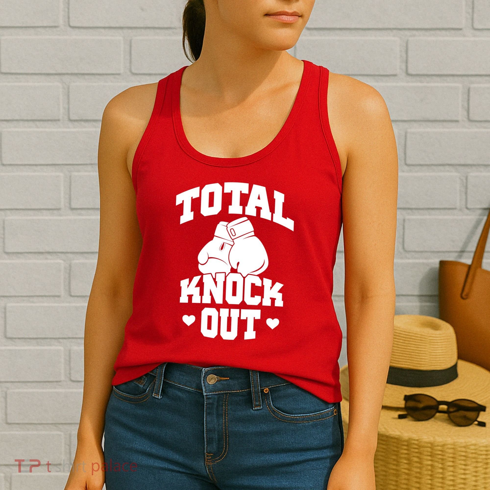 Total Knock Out Boxing Cute Gift Women's Tank Top
