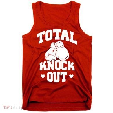 Total Knock Out Boxing Cute Gift Tank Top