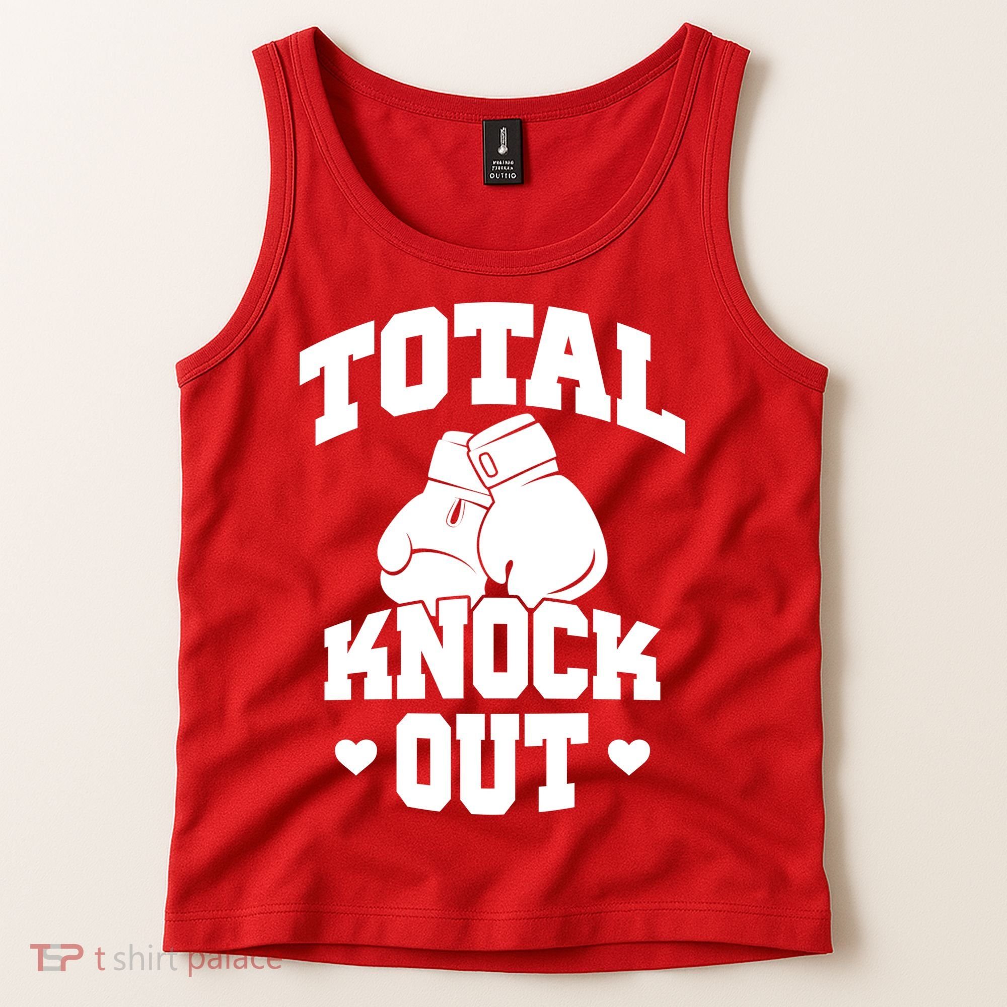 Total Knock Out Boxing Cute Gift Tank Top