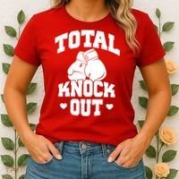 Total Knock Out Boxing Cute Gift Women's T-Shirt thumb 2