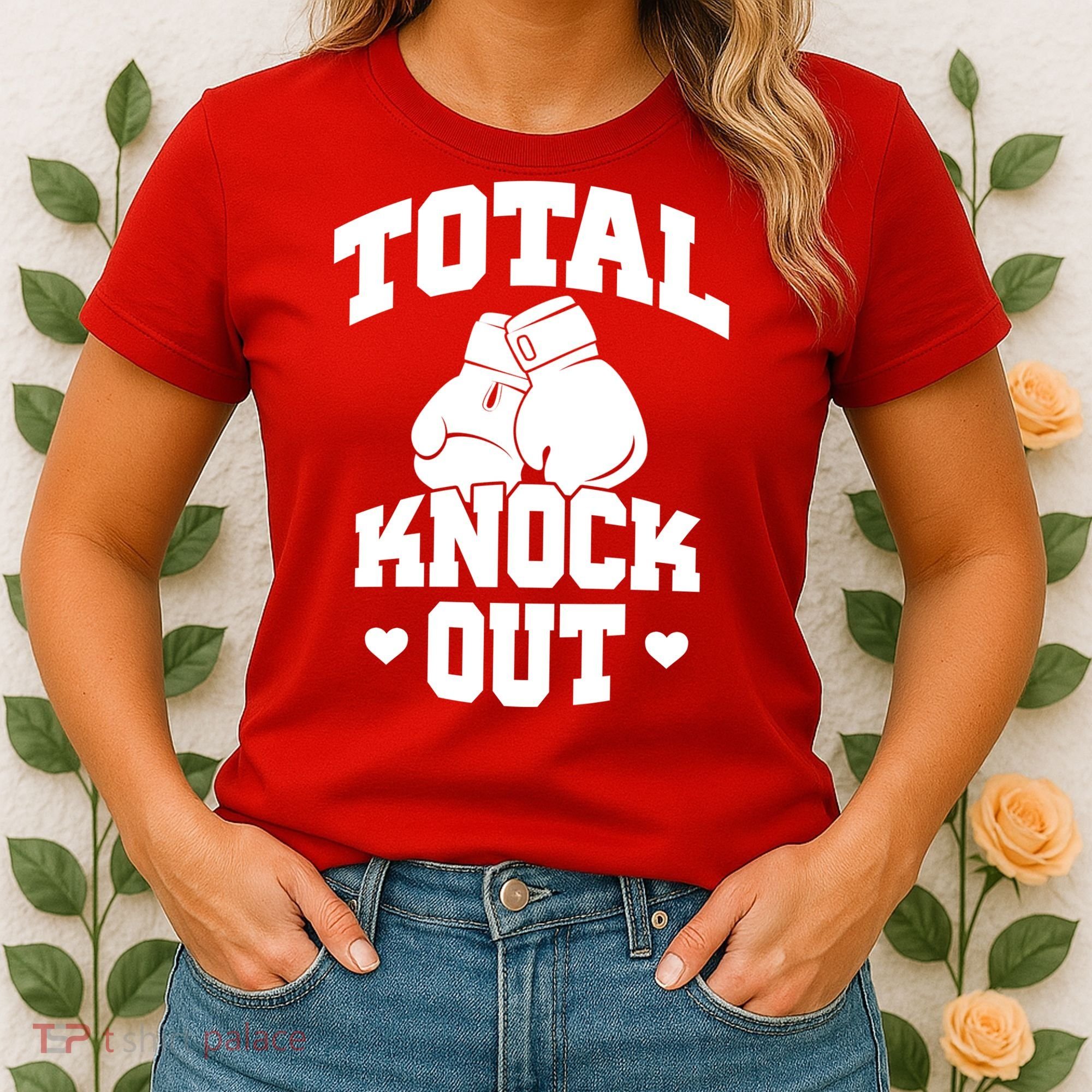 Total Knock Out Boxing Cute Gift Women's T-Shirt
