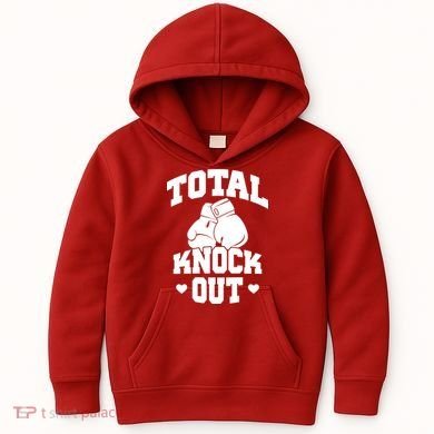 Total Knock Out Boxing Cute Gift Kids Hoodie