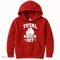 Total Knock Out Boxing Cute Gift Kids Hoodie thumb 0