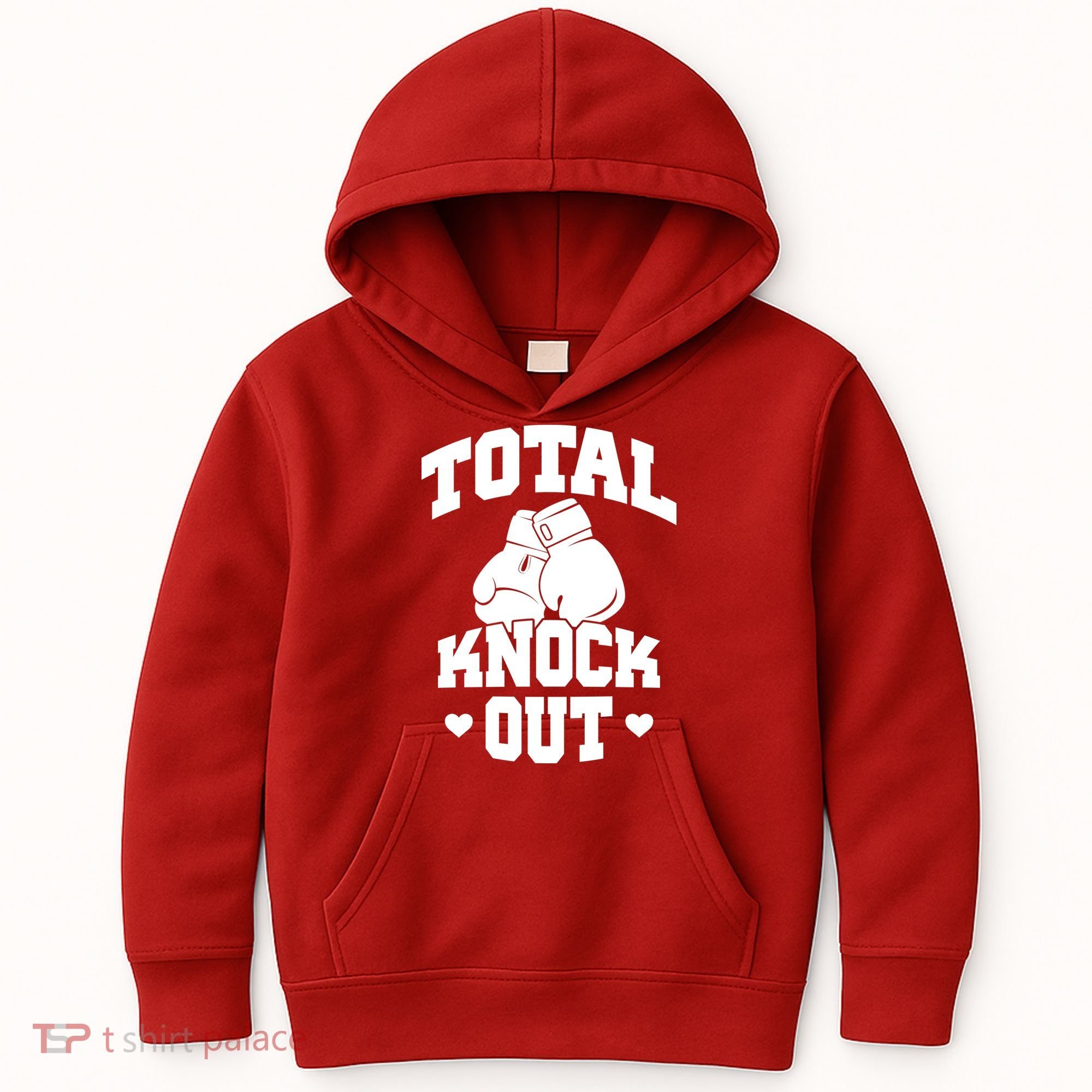 Total Knock Out Boxing Cute Gift Kids Hoodie