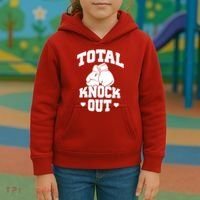 Total Knock Out Boxing Cute Gift Kids Hoodie thumb 3