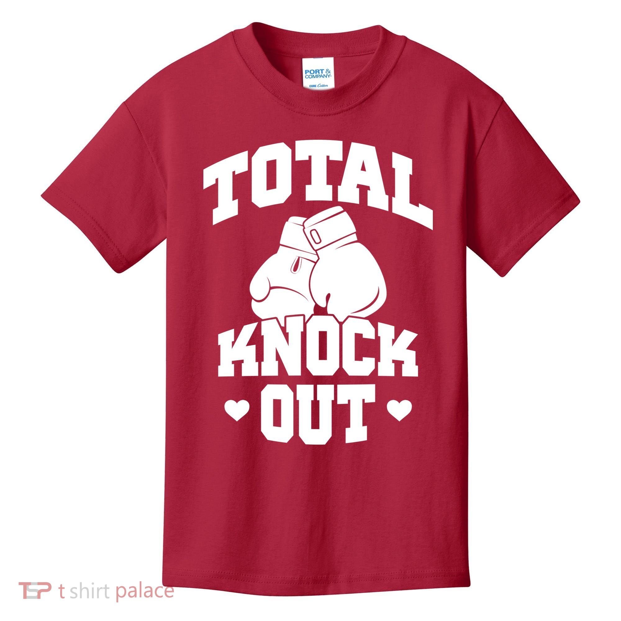 Total Knock Out Boxing Cute Gift Kids T-Shirt