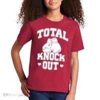 Total Knock Out Boxing Cute Gift Kids T-Shirt thumb 2