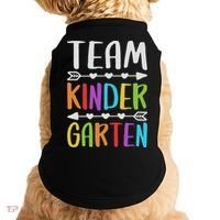 Team Kindergarten Teacher Back To School Doggie Tank thumb 0