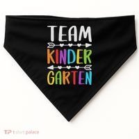 Team Kindergarten Teacher Back To School USA-Made Doggie Bandana thumb 0