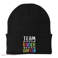 Team Kindergarten Teacher Back To School Beanie thumb 0