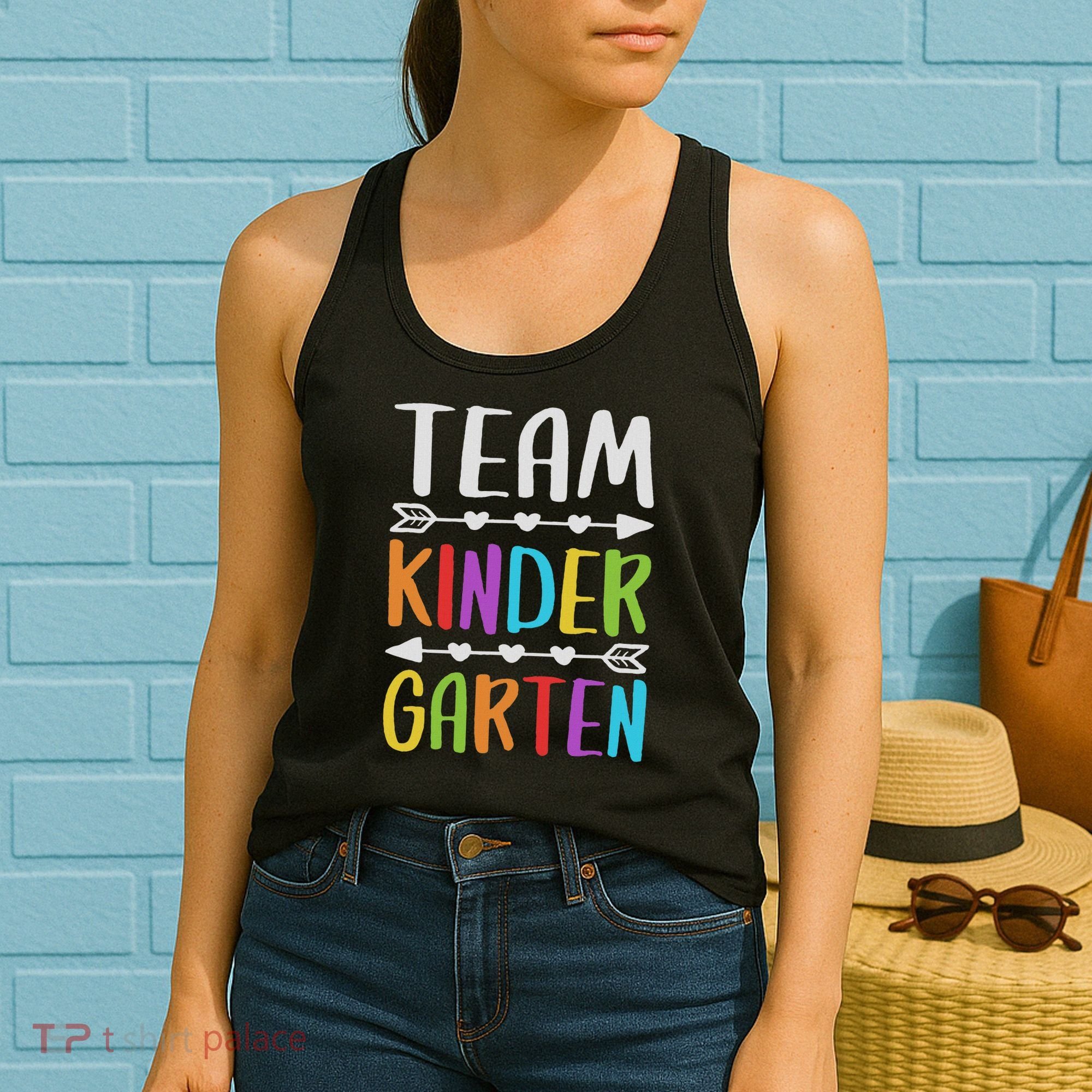 Team Kindergarten Teacher Back To School Women's Tank Top
