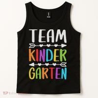 Team Kindergarten Teacher Back To School Tank Top thumb 2