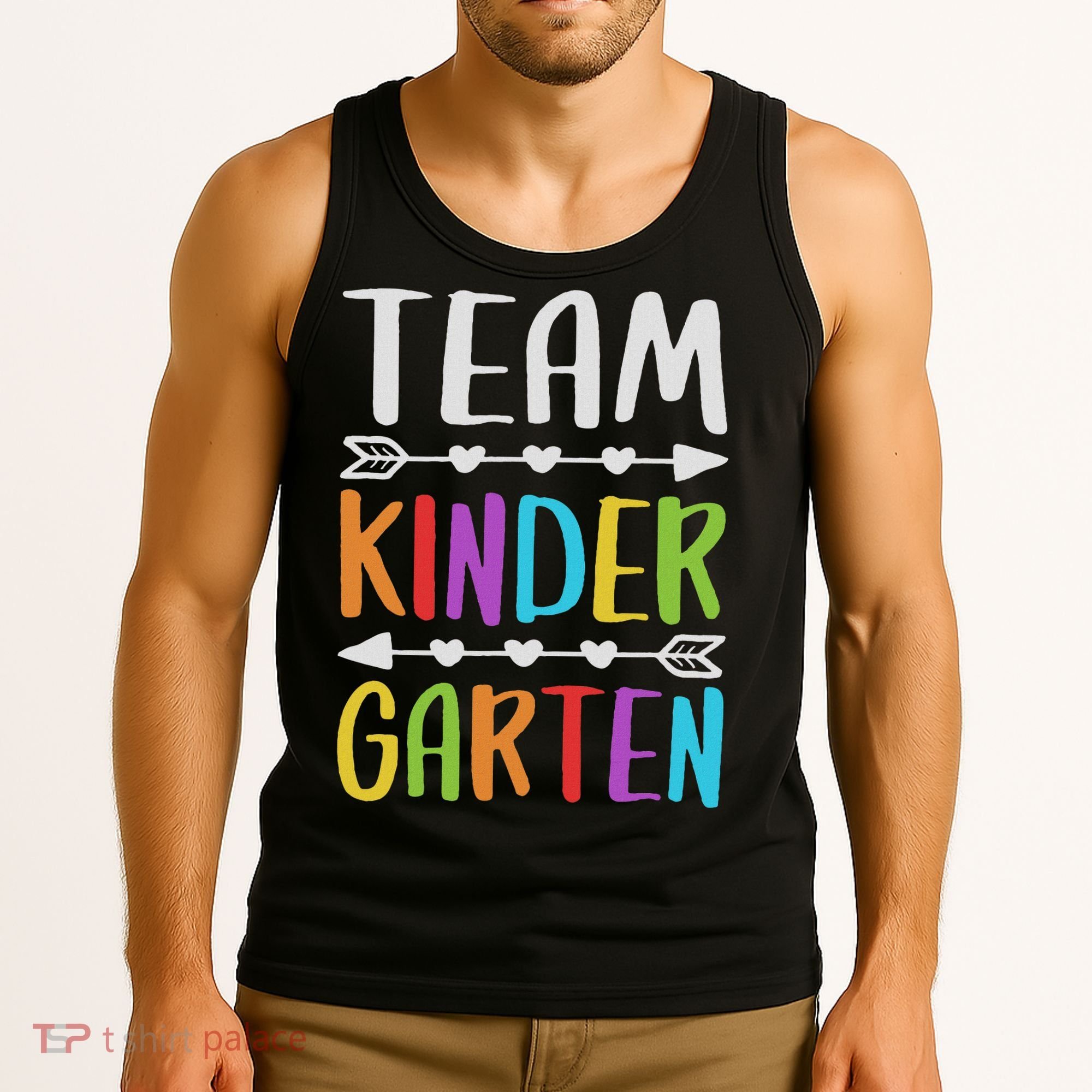 Team Kindergarten Teacher Back To School Tank Top