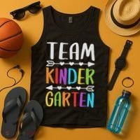 Team Kindergarten Teacher Back To School Tank Top thumb 4
