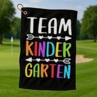 Team Kindergarten Teacher Back To School Golf Towel thumb 1