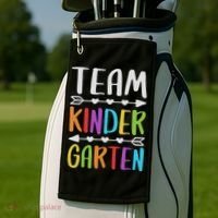 Team Kindergarten Teacher Back To School Golf Towel thumb 2