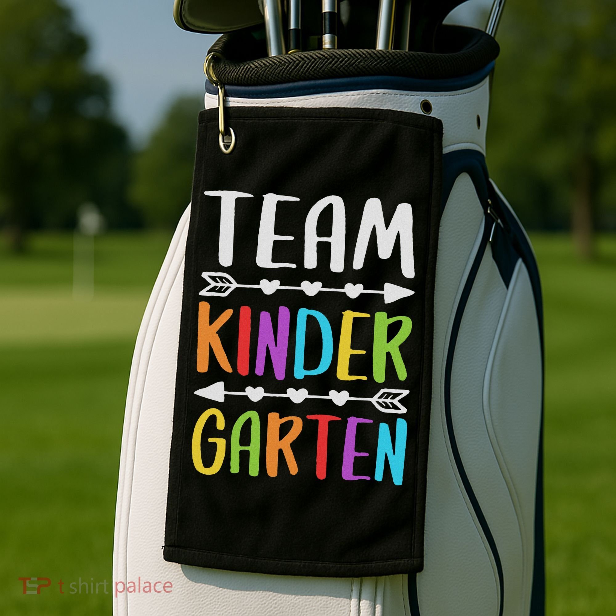 Team Kindergarten Teacher Back To School Golf Towel