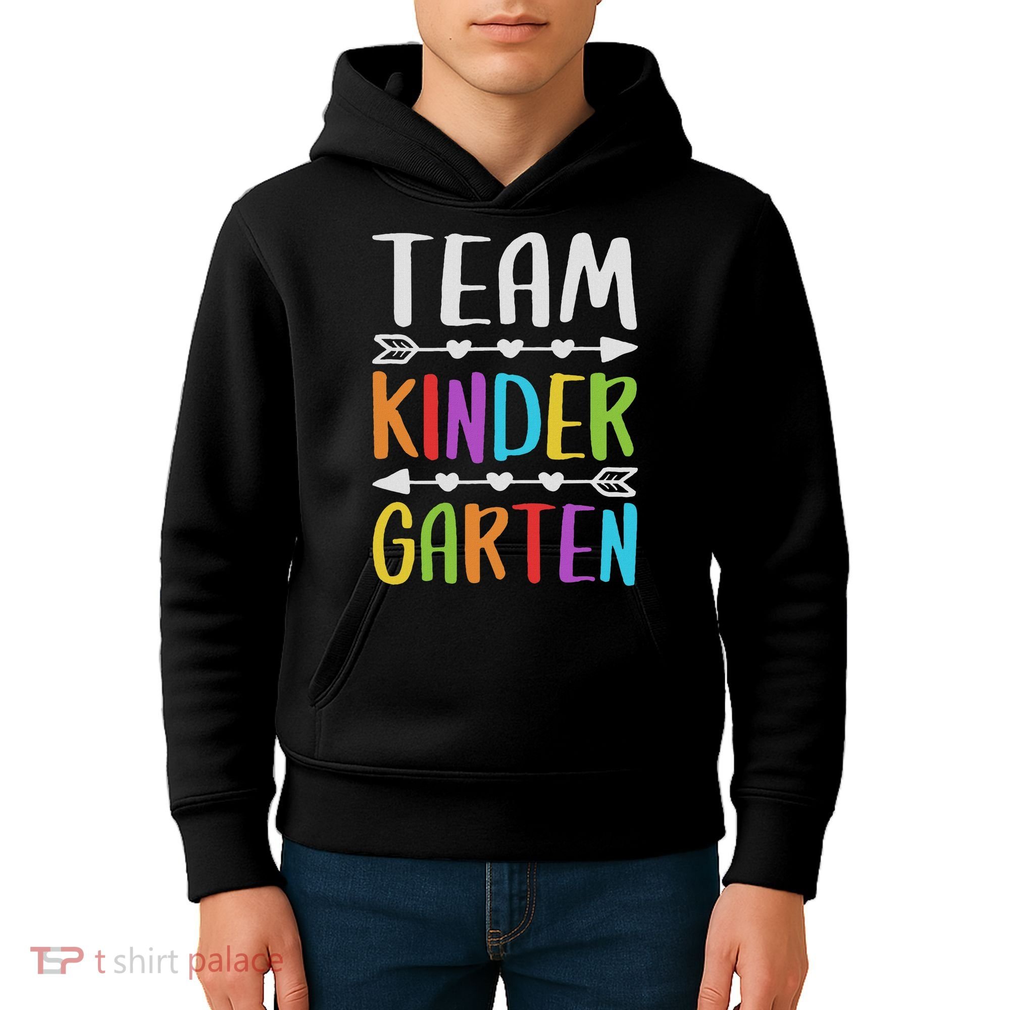 Team Kindergarten Teacher Back To School Kids Hoodie