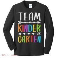 Team Kindergarten Teacher Back To School Kids Long Sleeve Shirt thumb 0