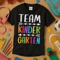 Team Kindergarten Teacher Back To School Kids T-Shirt thumb 3