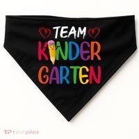 Team Kindergarten Teachers Funny Kindergarten Teacher Gift USA-Made Doggie Bandana thumb 0
