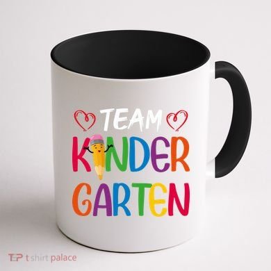 Team Kindergarten Teachers Funny Kindergarten Teacher Gift Coffee Mug back
