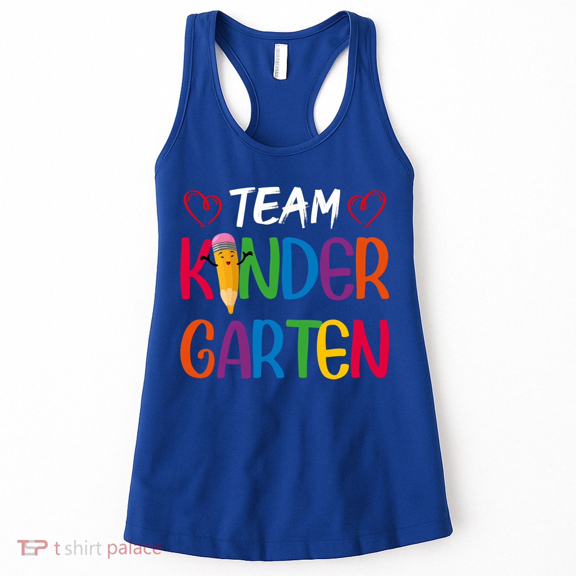 Team Kindergarten Teachers Funny Kindergarten Teacher Gift Women's Tank Top