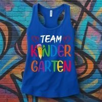 Team Kindergarten Teachers Funny Kindergarten Teacher Gift Women's Tank Top thumb 3