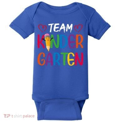 Team Kindergarten Teachers Funny Kindergarten Teacher Gift Baby Bodysuit